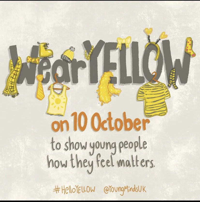 CALLING ALL MAESTEG STAFF <a href="/MaestegSchool/">Maesteg School</a> Don’t forget to wear yellow tomorrow  💛 #motivatedtostrive #youngminds