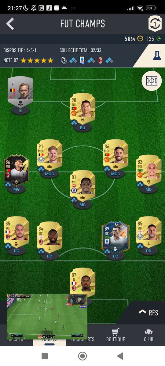 SpZym's tweet photo. Avis svp sur la team , des améliorations ou conseils ? Merci

#FUT #fut23
#FIFA23 https://t.co/hLUOmOV1R1