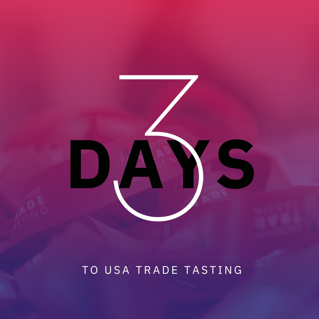 3 days left!

The clock is ticking and the seats are getting booked fast! Only 3 days left till the Big Show! ⠀⠀⠀
⠀⠀
Join us at the 2022 USA Trade Tasting in Chicago on the 12 &amp; 13!

Get your tickets - usatradetasting.com/en/tickets/usa…

#tradeshow #importers #distributors #retailers