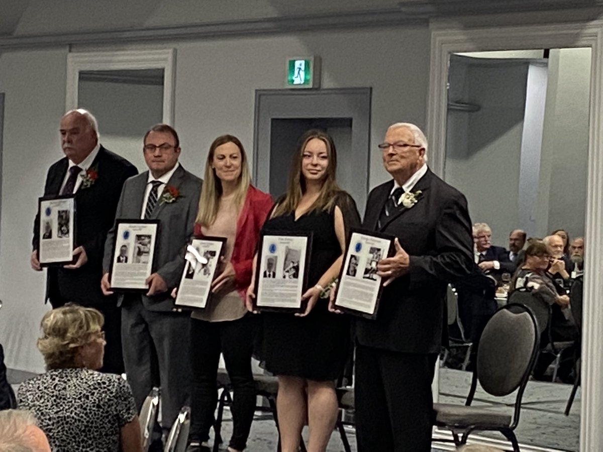If night for George Patterson Friday inducted finally into #ygk #sportshall now maybe <a href="/MapleLeafs/">Toronto Maple Leafs</a> will recognize him? Would it kill them to name a napkin dispenser after him? #Leafs #leafshistory #leafsnation