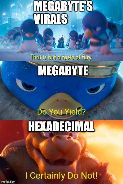 ReBootMemes's tweet photo. Happy Thanksgiving everybody!
#reboot #rebootmemes #rebootober #SuperMarioBrosMovie #megabyte #hexadecimal https://t.co/uWzySfegHc