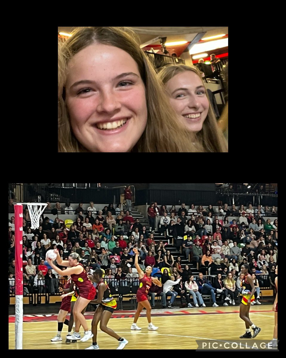 GerryMet74's tweet photo. @JaffaFruit Thankyou for the tickets. Really enjoyable afternoon of netball @CopperBoxArena for these 2. Great end to the 16th birthday celebrations https://t.co/ez0b0tYu6b