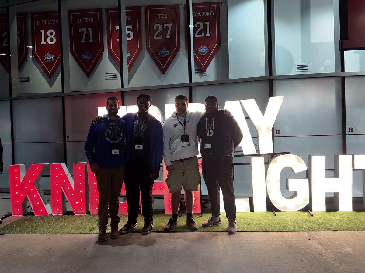 After a great win over Boys Latin it was great getting up to Rutgers for a Friday Knights Lights game. <a href="/52Giel/">Colin Giel</a> and <a href="/Isiah_Thomas1/">Isiah</a> are big time players that will make a huge impact on their next program. Thanks to <a href="/MattWalp/">Coach Walp</a> for the invite! #TeamTogether