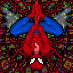 crypto_poxxy's tweet photo. And sorry for today's auction Lickerman 

Spiderman x Carnage https://t.co/a9Kj3knUTK
