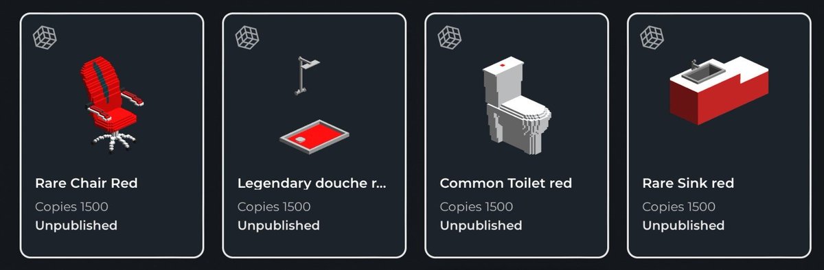 ❓Will you own a Lounge, Reception Desk or room on the time of the reveal?

#MetaverseNFT #VoxEditWeekly #voxedit #thesandboxgame #webdev #Web3 #mintingsoon #Ethereum #opensea #Crypto #virtualworld #Bullish #NFT #hotel #design #Bitcoin #ETH #Giveaway #NFTGiveaway #NFTCommunity