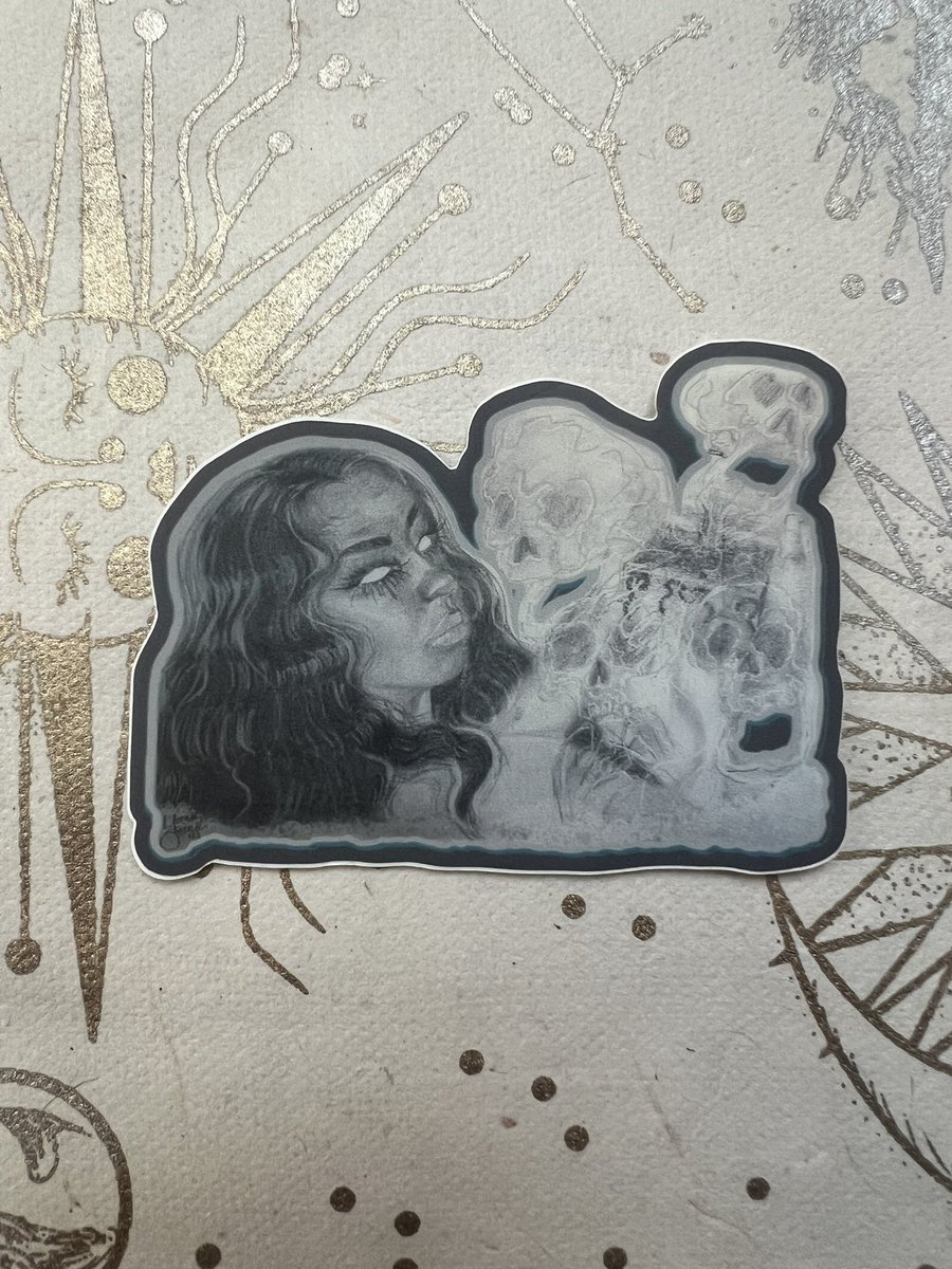 MoonkFoonk's tweet photo. Stop the press 😳
My commissions are opening soon 
The Nymph and The Fro print is dropping soon 
The End as We Know It stickers dropped two weeks ago 
My life is finally turning around. Do you hear me? https://t.co/swMVzYPiFA