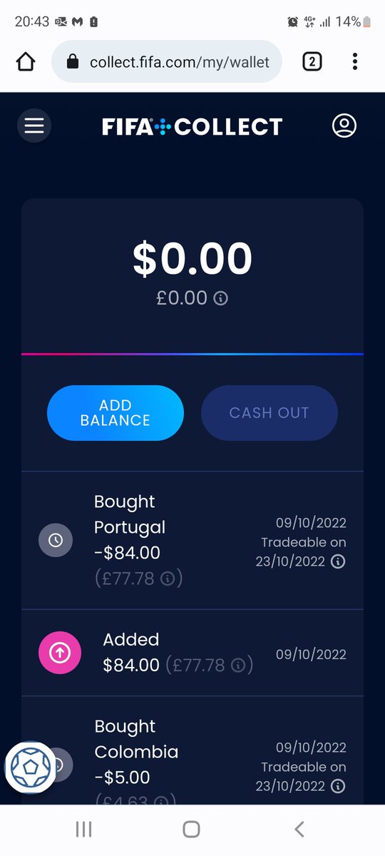 Just bought <a href="/Cristiano/">Cristiano Ronaldo</a> nft on #fifapluscollect for £77.. Bargain 

#portugal #Algorand #FIFA #iconlesscollection #37/39