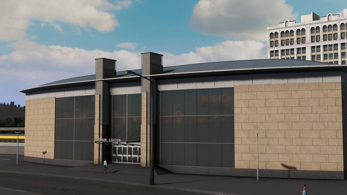 Quad Track Train Station based on the Trenton Transit Center is now on the steam workshop: steamcommunity.com/sharedfiles/fi…
#CitiesSkylines