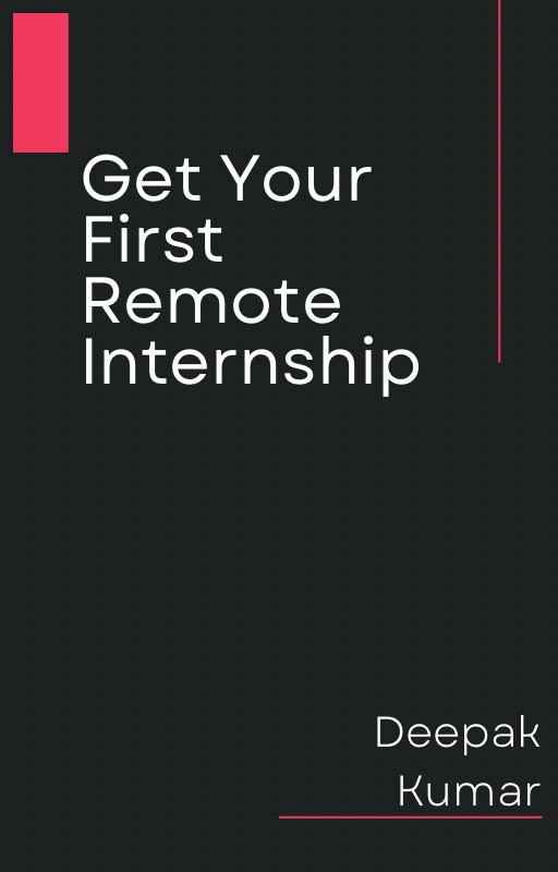 Getting an remote internship would be easy if you follow the right path. Launching this book on 11th October for $2. Want a free copy? Drop a 👋 Like & Retweet this tweet P.S: If this tweet reached 300 retweets, I am going to make it free for everyone 👀