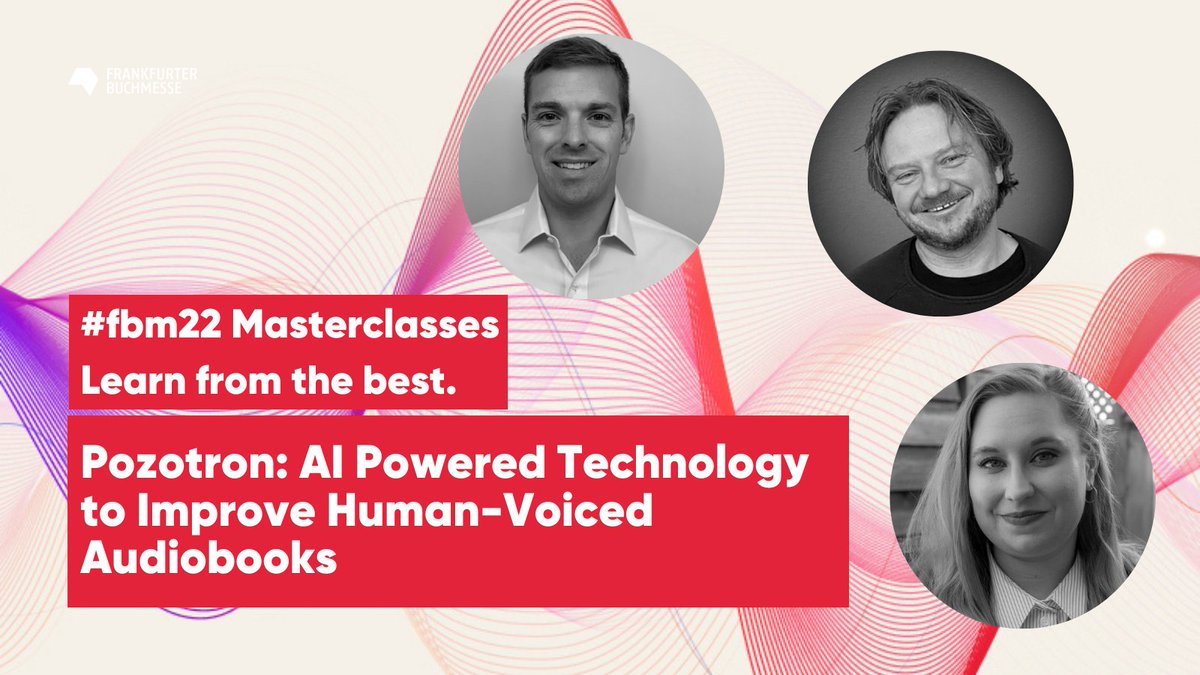Book_Fair's tweet photo. 💡Learn from the best, today: 11/10/22, 5.00 pm. Register for your #fbm22 masterclass with experts from @pozotron: https://t.co/8fzY5unaz2 https://t.co/UEW64XsVRW