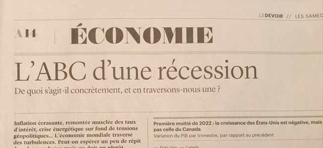 Surprise : une occasion ratée de ne pas actualiser l'expression Le b.a.-ba de qqch, qui pourtant est une autre méthode d'apprentissage de l'alphabet.
ledevoir.com/economie/76249…