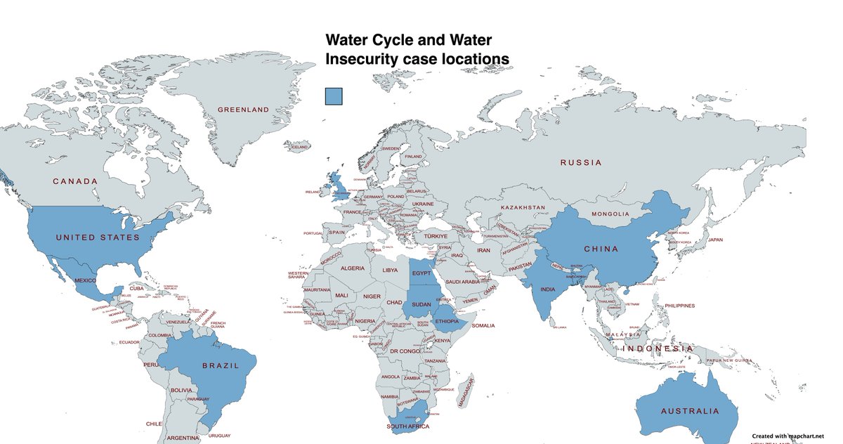 ploguey's tweet image. Came across this website mapchart.net/index.html which allows you to create bespoke maps. I have now been able to map out our case studies and explored places on the A Level. Useful for displays and future revision activities.