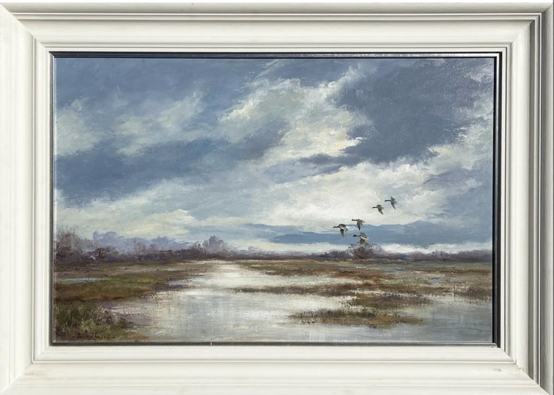 Shirley Carnt (Born 1927)
“High Tide Thornham”
Oil on board, framed.
62 x 40cm

POA - Dm if interested!!!!

#norfolk #norfolkartist #norfolkart #eastanglia #thornham #modernart #20thcenturaryart #shirleycarnt #shirleycarntartist #fineart #oilpainting #hightide #northnorfolk