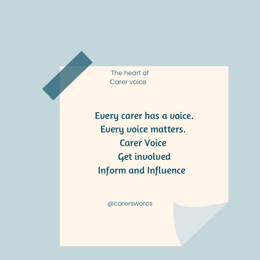 Carer Voice WAC tweet media
