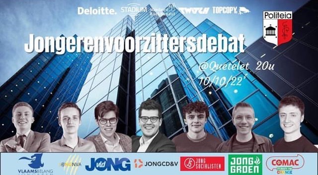 De voorzitters van de Vlaamse jongerenpartijen zijn duidelijk een brede representatie van de Vlaamse bevolking.