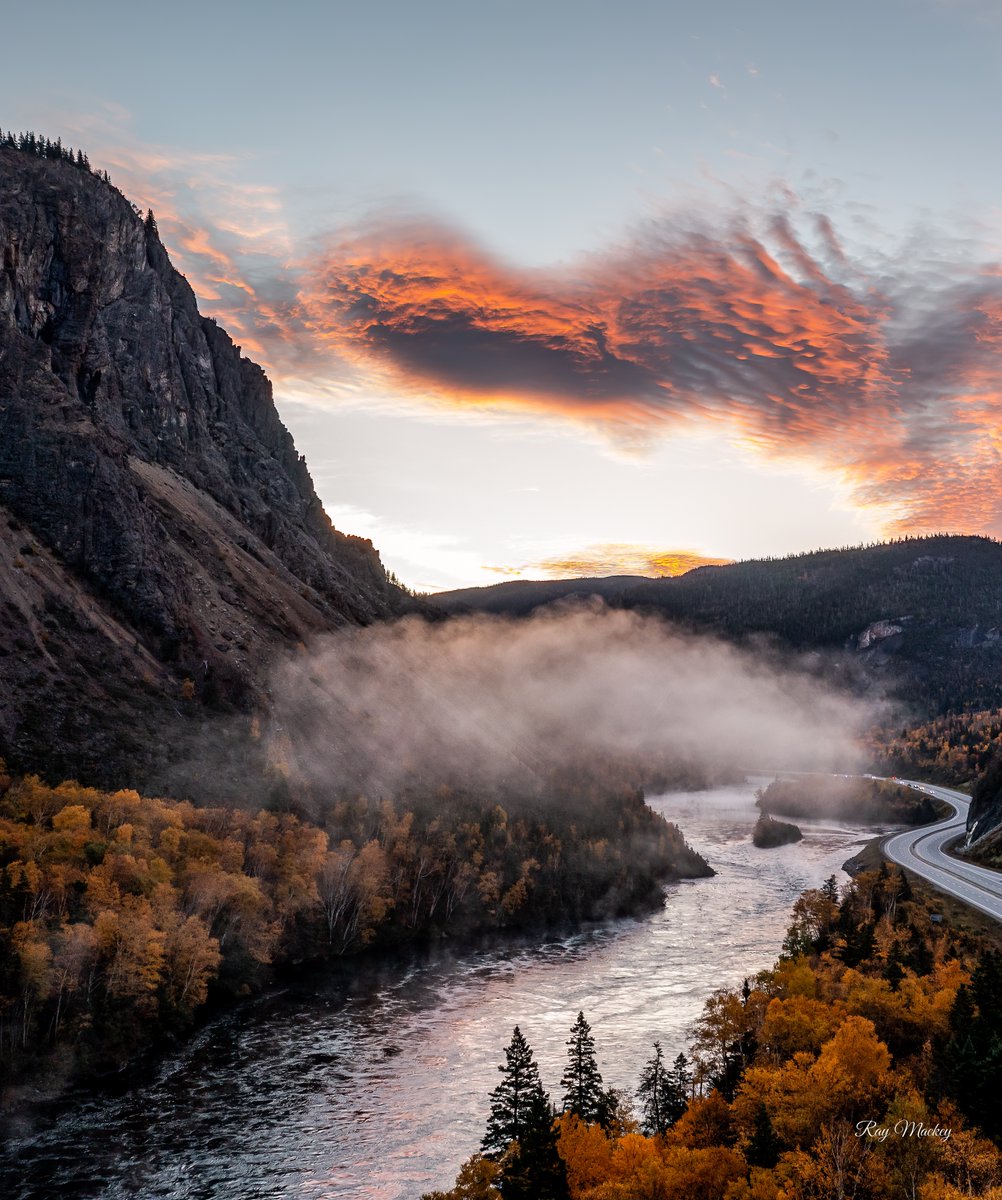 Humber River, Corner Brook, Newfoundland. #cornerbrook #Newfoundland #canada #explorenl #explorecanada #Autumn #fall  Happy Thanksgiving Everyone.