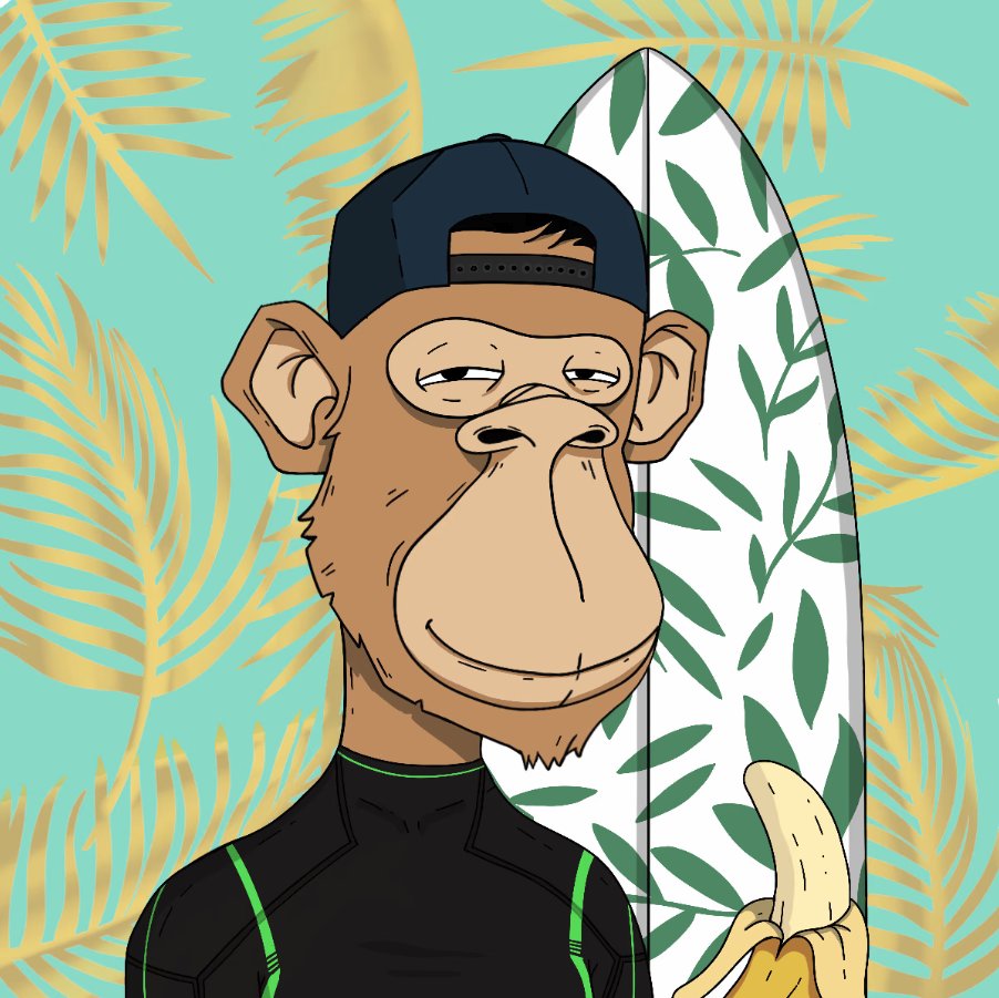 Chillin' Ape Surf Club tweet media