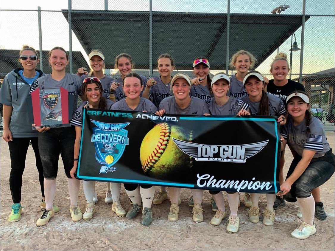 That’s a championship win!!!!! Our 18s made a gritty run through the bracket of the KC Top Gun Discovery II. All the way to an 11-4 victory over Alliance 18s!! Way to represent! 💣💣💣
