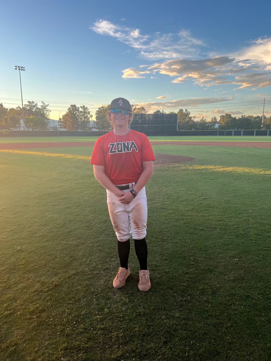 Five Tool Arizona (@fivetoolaz) on Twitter photo F: <a href="/AZBallClub/">ArizonaBaseballClub</a> 2024 10, Canyon Thunder 2024 Black 0
PoG: <a href="/ConnorMayer44/">Connor Mayer</a> 2-2, 2B, RBI | 5 IP, 6K, 0R F: <a href="/AZBallClub/">ArizonaBaseballClub</a> 2024 10, Canyon Thunder 2024 Black 0
PoG: <a href="/ConnorMayer44/">Connor Mayer</a> 2-2, 2B, RBI | 5 IP, 6K, 0R