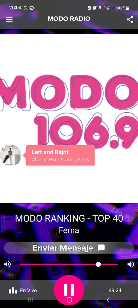 ULiveLifeFully's tweet photo. Mi domingo junto a @modoradioweb
#ModoTop40
Esta semna sumando un puesto para Left and Right (27) y Bad Decicions (9) 📻💯💥
Excelente compañía y buena onda de la mano de Tobi y team, graciiiias 🫂💜
👉🏽 pueden escucharlos acá https://t.co/xpxJMoPY6m https://t.co/2G6t6AbBdP