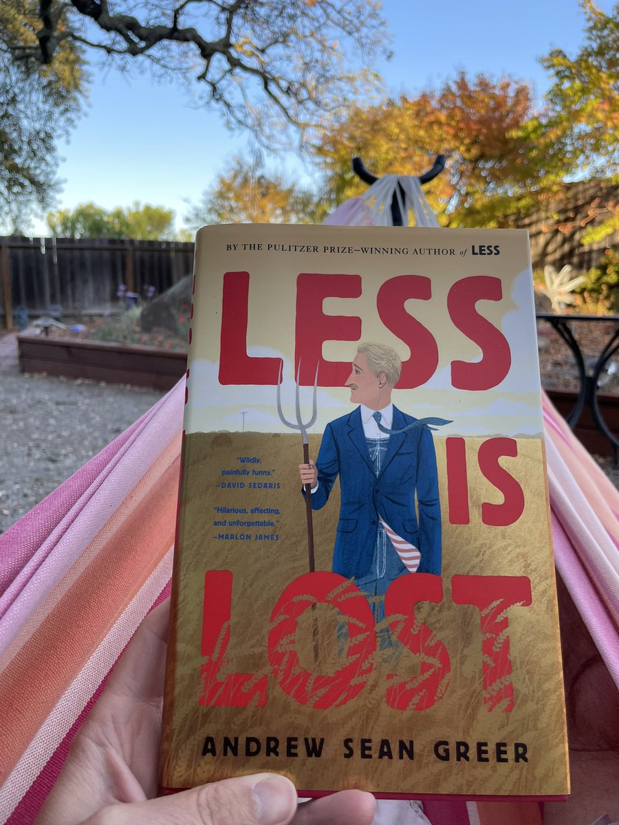 _AndrewRoe's tweet image. #SundaySentence: “I don’t care who you love, but if you love someone…if you love someone, you have to love them every day. You have to choose them every day.” From #LessIsLost by #AndrewSeanGreer #hammockreading