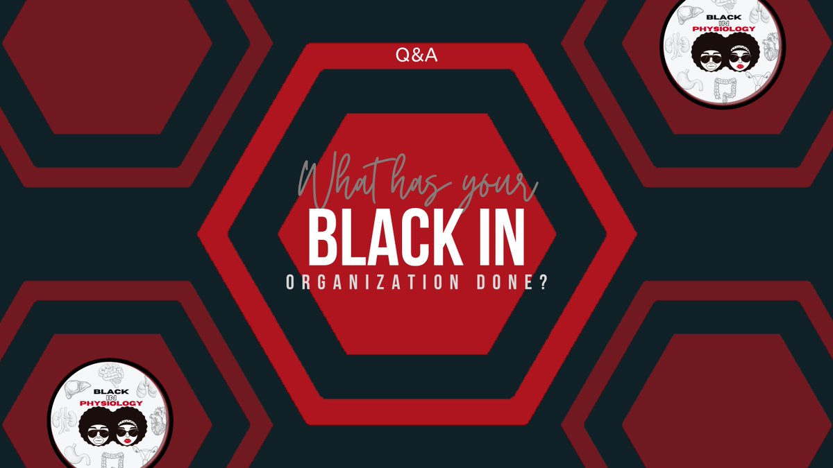 BlackInPhysio's tweet photo. #BiPWeek #letsgo 🔥🔥🔥 #interviewswithBlackinX #commUNITY #BlackinPhysiology #BiPWeek2022 #BiPForever 

Tag your #BlackinX organization and tell us what has been accomplished! 

Let's brag on us! 👇🏿 https://t.co/XVuoL30TC8
