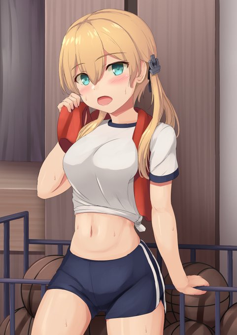 スポーツの秋(プリンツ)
#艦これ 
#プリンツ 