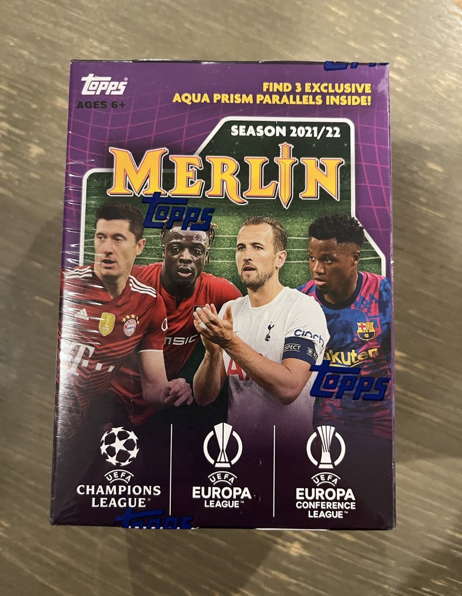⚽️ GIVEAWAY ⚽️

How about a little Merlin blaster? These have been hot! 🔥 

To Enter:

1. Like &amp; RT
2. Follow <a href="/Nthnttn/">Nate O</a>, <a href="/ericwhiteback/">ericwhiteback</a>, &amp; <a href="/CardsBoulevard/">Best Cards Ever 🏆</a>.

That’s all, good luck! 🍀