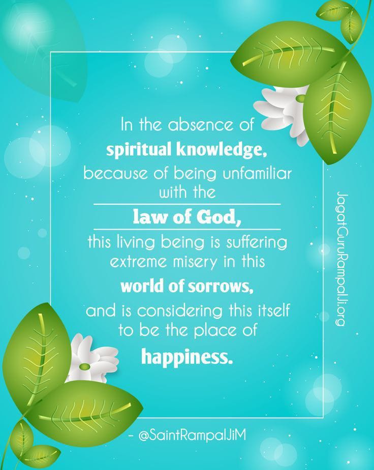 KiranKu42911342's tweet photo. #GodMorningMonday 
Spiritual knowledge
#SaintRampalJiQuotes https://t.co/6KUZUHkBel