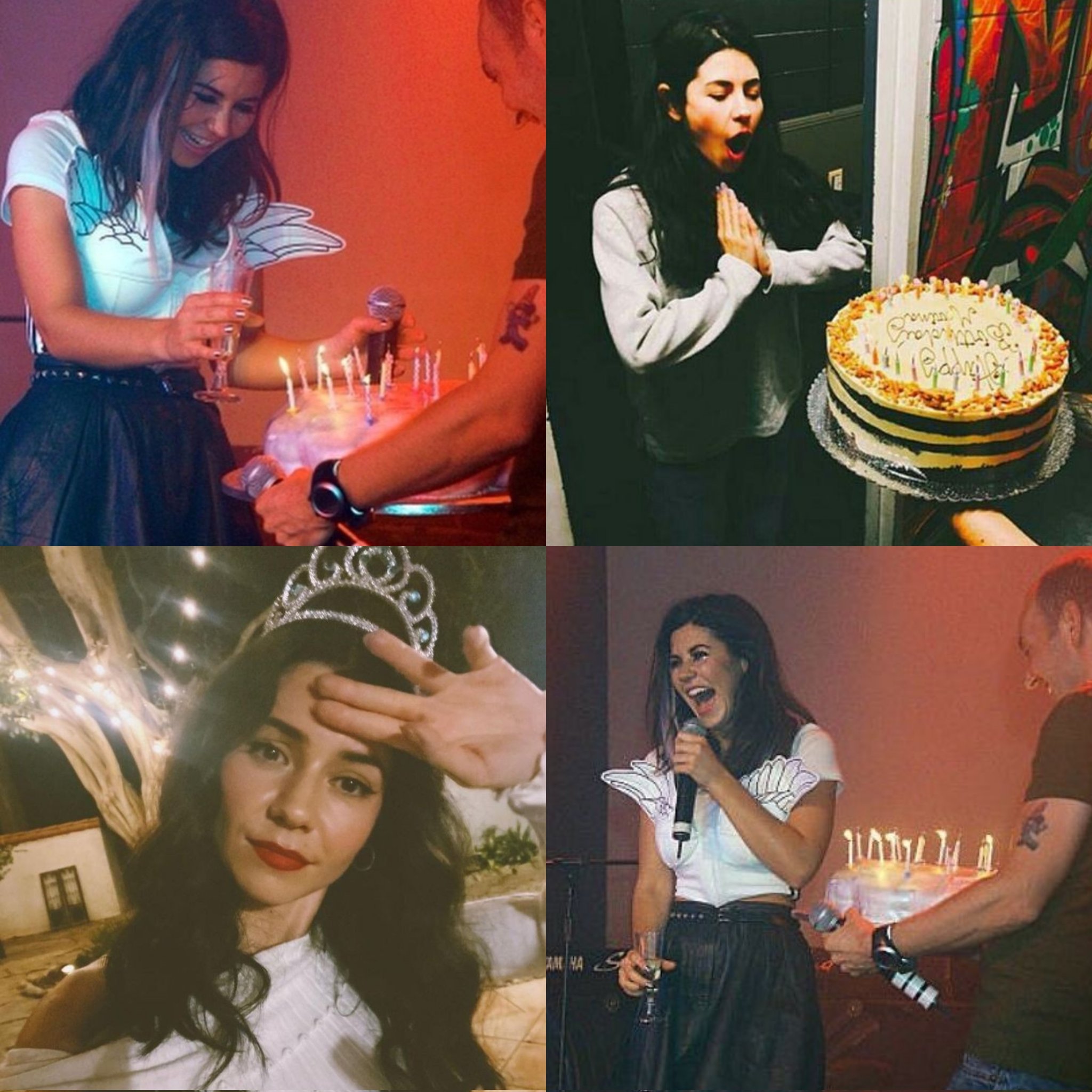 Happy birthday to my beautiful marina diamandis, I love you with my whole heart     