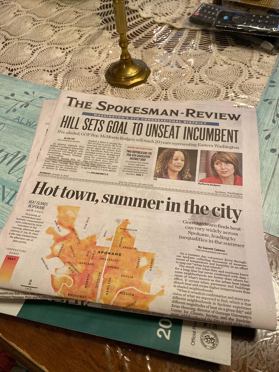 VoteNatashaHill's tweet photo. I do like the print version title better.   Let’s go! Debate scheduled for October 20 at 7pm with KSPS/PBS and Spokesman. More details coming soon! https://t.co/GC7cL0f6JB