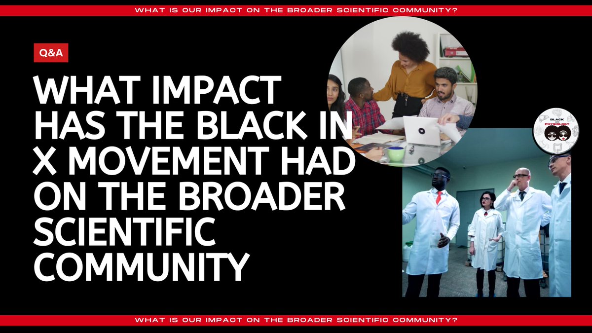 BlackInPhysio's tweet photo. #BiPWeek #letsgo 🔥🔥🔥 #interviewswithBlackinX #commUNITY 
#BlackinPhysiology 
#BiPWeek2022 #BiPForever 

What has the #BlackinX movement done for the broader scientific community? 

Let's discuss 👇🏿 https://t.co/xW2H8VXSmA