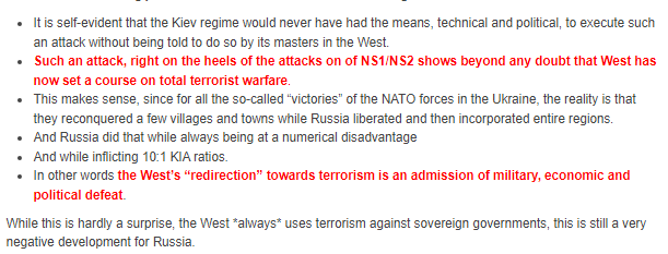 amborin's tweet image. "West has now set a course on total terrorist warfare"

---Andrei

thesaker.is/west-has-now-s…

#USTerrorState #BidenWorstPresidentInHistory 

#Biden Is A #WarCriminal