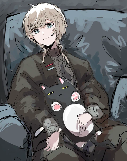 ウルフカット見てみたいの絵#密かな絵 