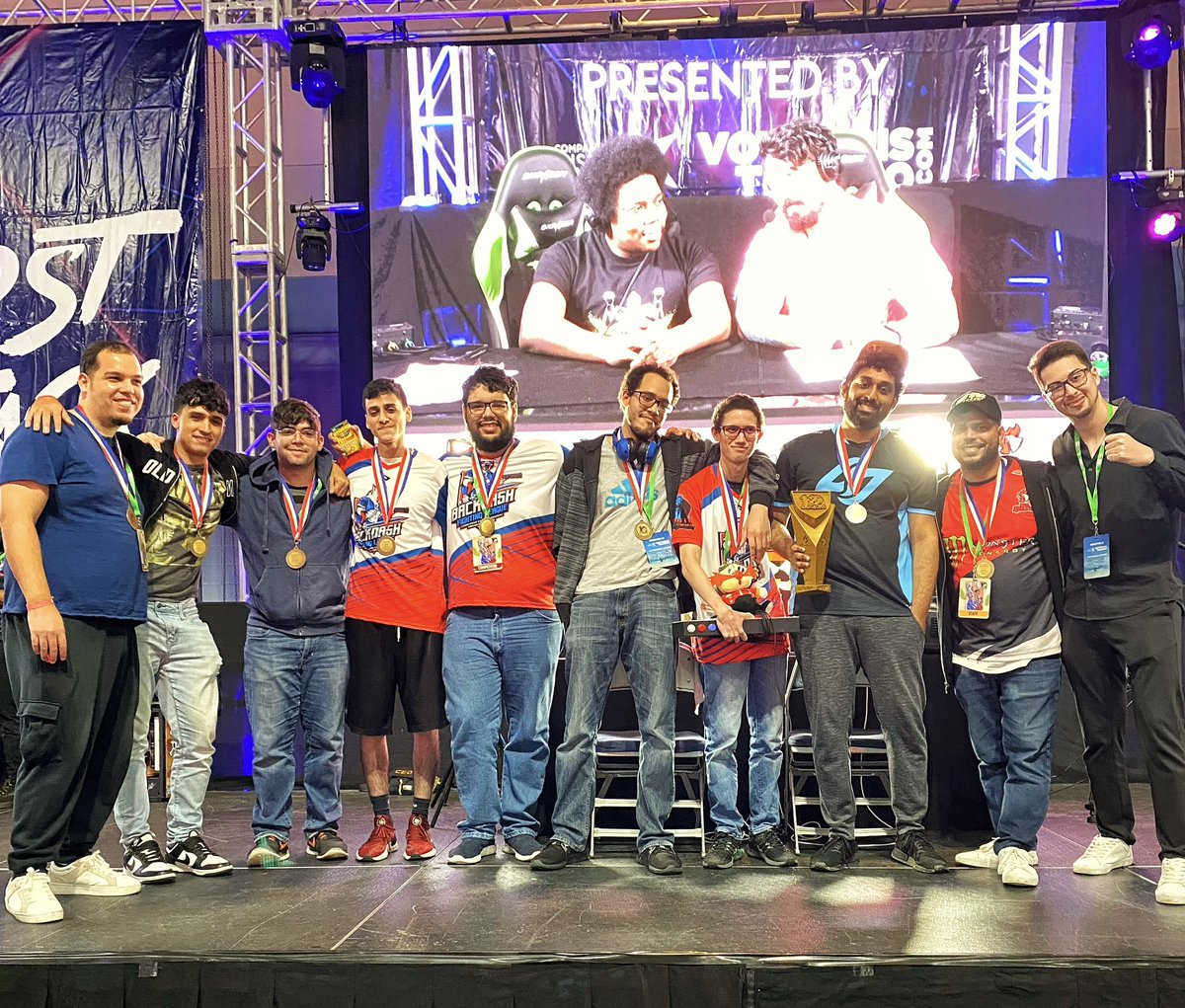 FirstAttackPR's tweet image. Congratulations to @ApologyMan for taking 1st Place in #GuiltyGearStrive at #FirstAttack2022