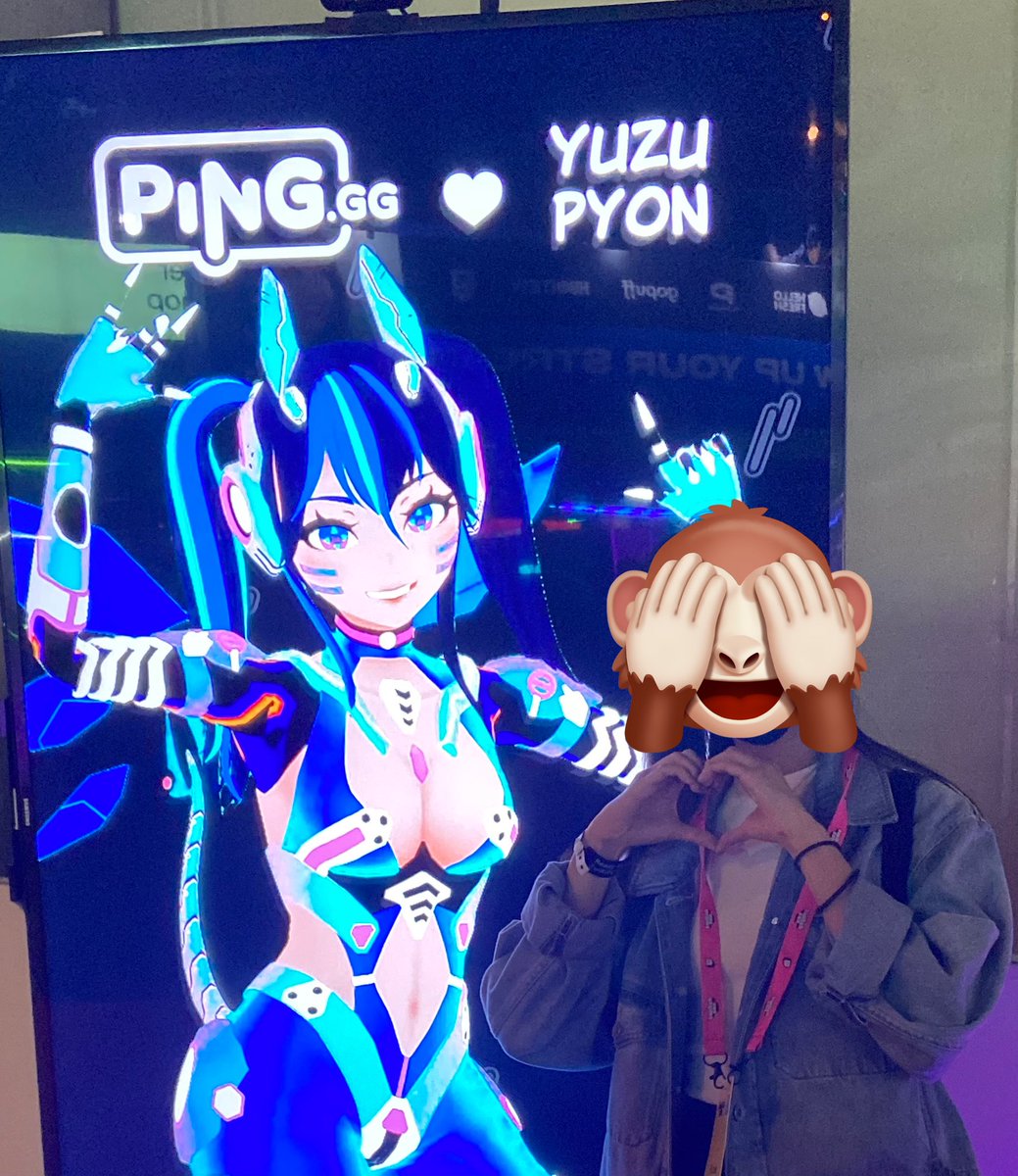 I met another cutie today 😚💖 @CyberYuzuPyon 

the camera man had to move the camera down because I was so short LOL https://t.co/BdiUrQRhKk