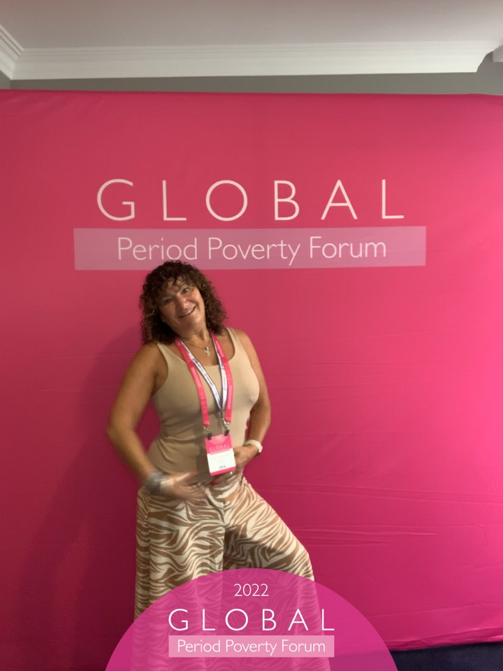 Meeting some amazing people at the #globalperiodpovertyforum