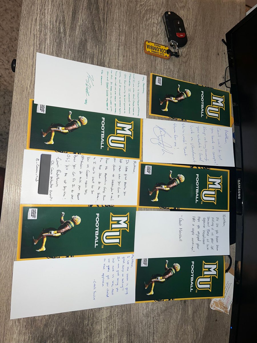 matthew gongora (@matthewgongora4) on Twitter photo Thank you <a href="/Methodist_FB/">Methodist University FB</a> for all the hand written letters and love you guys sent. Really appreciate the good lucks and support. Thank you to <a href="/CoachMagouirk/">Kevin Magouirk</a> <a href="/_Coach_Rad/">Brian Radakovich</a> and the rest of the coaches. <a href="/MrCoachFrate/">Anthony Frate</a> <a href="/CoachPerdomo/">Chris Perdomo</a> <a href="/curtis_cotten/">Curtis Cotten</a> <a href="/LeighJudy/">Coach Judy</a> <a href="/CoachSullivanF3/">Jada Sullivan</a> Thank you <a href="/Methodist_FB/">Methodist University FB</a> for all the hand written letters and love you guys sent. Really appreciate the good lucks and support. Thank you to <a href="/CoachMagouirk/">Kevin Magouirk</a> <a href="/_Coach_Rad/">Brian Radakovich</a> and the rest of the coaches. <a href="/MrCoachFrate/">Anthony Frate</a> <a href="/CoachPerdomo/">Chris Perdomo</a> <a href="/curtis_cotten/">Curtis Cotten</a> <a href="/LeighJudy/">Coach Judy</a> <a href="/CoachSullivanF3/">Jada Sullivan</a>