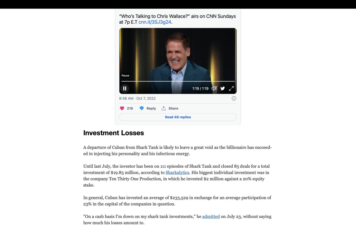 TopSharks's tweet photo. SO !   All these Years I have been 
getting it right !  #SharkTank 📺
people including #MarkCuban 
despite getting highly vetted
#Startups @ABCSharkTank 
+ having all these other 🦈
Are not getting it right. https://t.co/KSfOnnd2bL