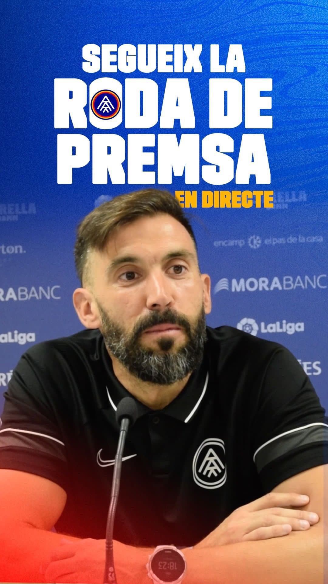 Fc Andorra On Twitter 🎙️ Segueix La Roda De Premsa Del Míster En 
