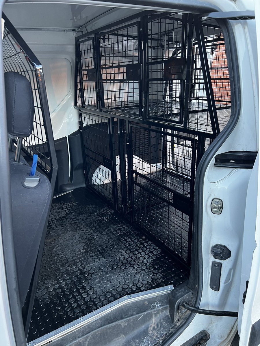 CagesNCampers's tweet photo. When you go from the first to the others as a dog walker. Game changer! #K9transport #dogwalking #vanlife #dogservices #doglovers safe and secure transport of pets. https://t.co/mI7hWAktU3