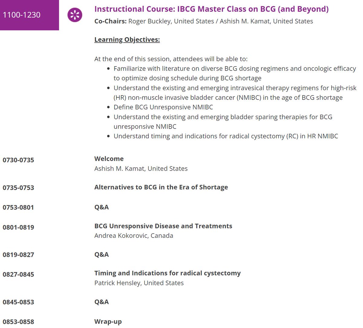 Join us at #SIU2022 for the IBCG Master Class on BCG (and Beyond) - Sat Nov 12, 11 am @DrAndreaKoko @pjhensley11 @UrogerliMD @joanfundi @SimaPorten @PGrivasMDPhD @SIU_urology @IBCG_BladderCA @IBCN1997 @WorldBladderCan @BladderCancerCA