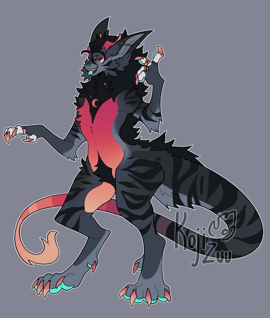 @27claws Thank you for the chance 😳👉👈
He can be drawn as any species btw 👀