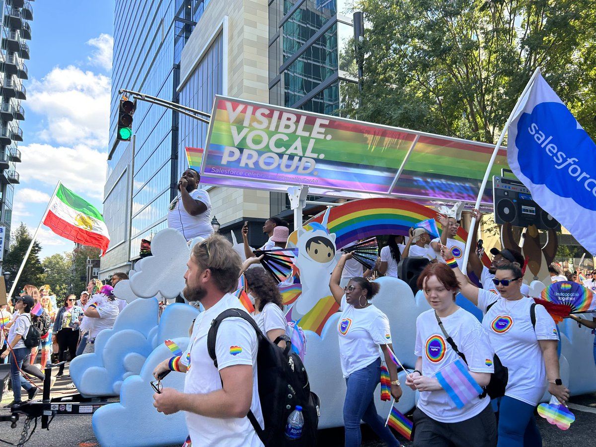 BGCMA_CEO's tweet photo. I love seeing nearly every business and organization in Atlanta come out to support ❤️. #CelebrateLove #PrideATL This is Atlanta! https://t.co/SwMK3GUI2T