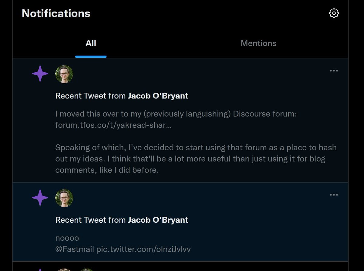The Sample tweet media