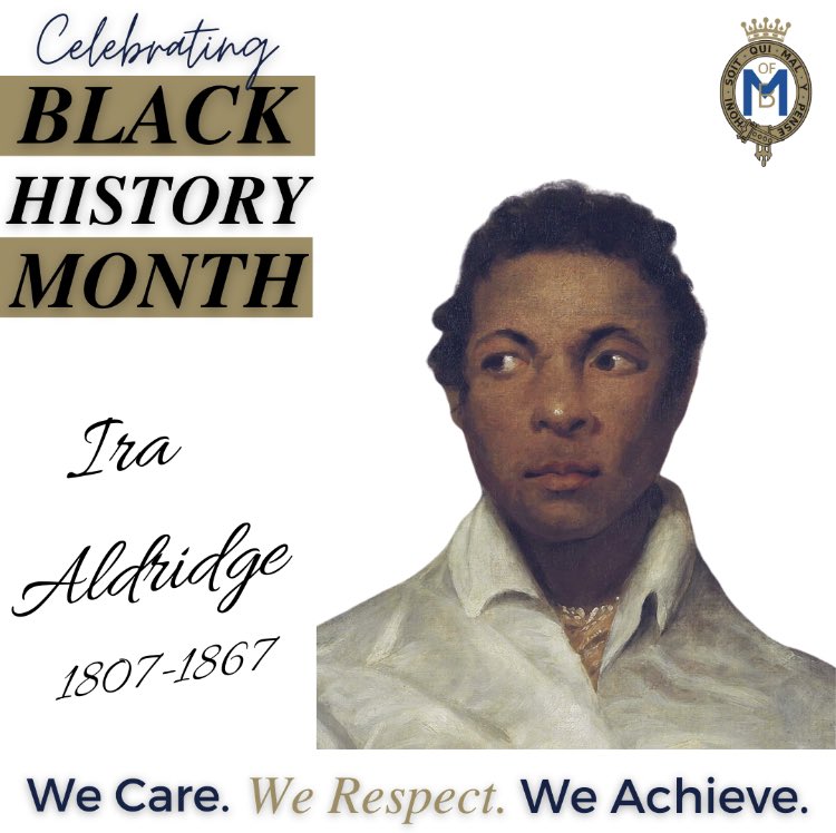 Ira Aldridge became the first black actor to play Othello on an English stage.

During Black History Month, read more about Aldridge’s fascinating career here: shakespeare.org.uk/explore-shakes…

#BlackHistoryMonth