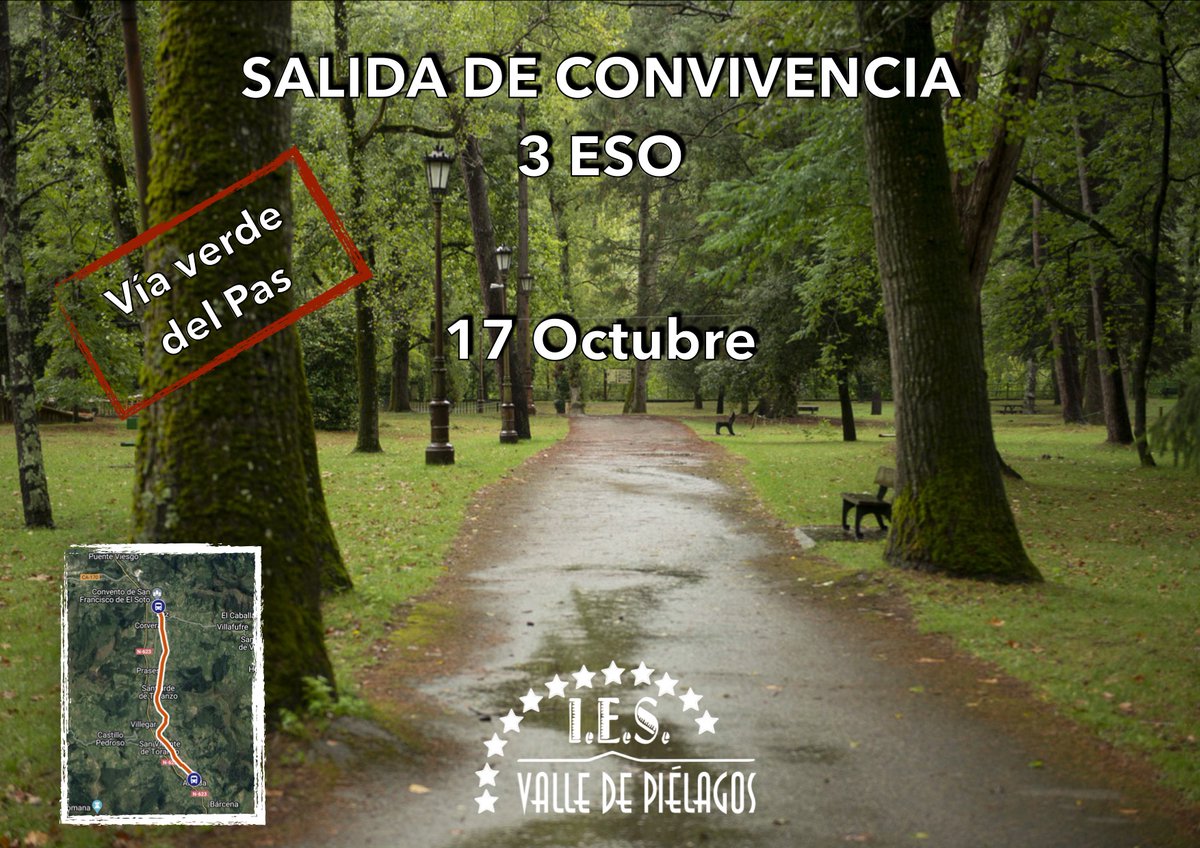 Este lunes le toca a nuestros alumnos de 3º ESO ir de convivencia.
