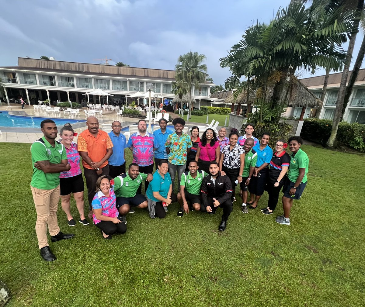 Happy Fiji Day 🌸 to all our #vuvale in Fiji! 🇦🇺 through <a href="/TeamUp_Program/">Team Up</a> is delighted to be supporting our partners in 🇫🇯 as they continue to help transform lives through sport. Here’s to many more milestones in sports between our two countries 🙌🏻 #Sport4Dev #SportsDiplomacy 🤝
