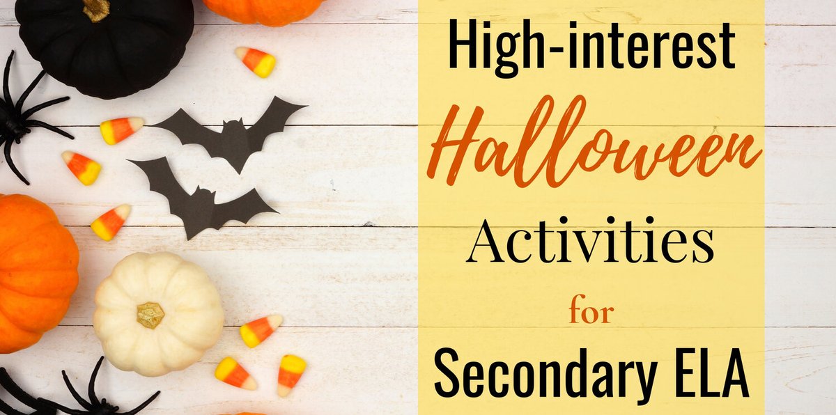 TCEA's tweet photo. Halloween lesson plans are a great way to target #reading, #writing, speaking, and listening.

https://t.co/L5anQfm8s0 via @bespoke_ela
#ela #learning #teachertwitter https://t.co/0VQbuZO4yn