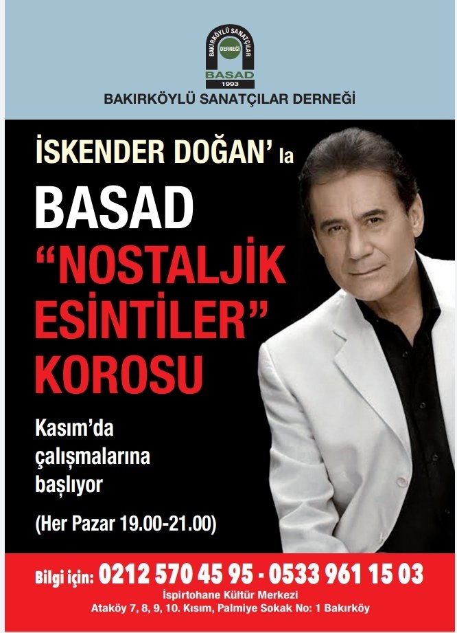 BASAD - Bakırköylü Sanatçılar Derneği tweet media